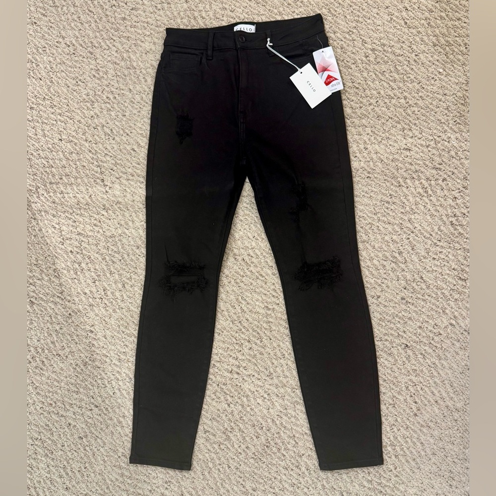 Cello Black High Rise Skinny Jeans Size 9